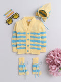 Playdate Knits 3-Piece Baby Sweater Ensemble