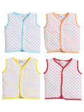 V-Neck Sleeveless Printed Pack of 4 Jhablas