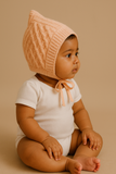 Woolen Baby  Cap Peach – 0 – 6 Months