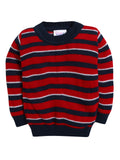 Round Neck Full Sleeves Stripe Pullover