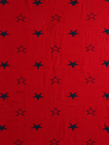 2 in 1 Red & Navy Reversible Star Design Blanket