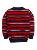 Round Neck Full Sleeves Stripe Pullover