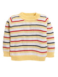 Round Neck Full Sleeves Stripe Pullover