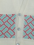 Tiny Trendsetter Geometric Cardigan