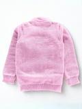 Baby Girls Cable Knit Buttoned Cardigan – Pink