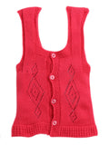 Diamond Dazzle Knit Vest