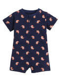 Round Neck Cotton Tiger Print Bodysuit