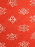 2 in 1 Reversible Orange & Peach Graphic Design Blanket