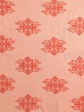 2 in 1 Reversible Orange & Peach Graphic Design Blanket