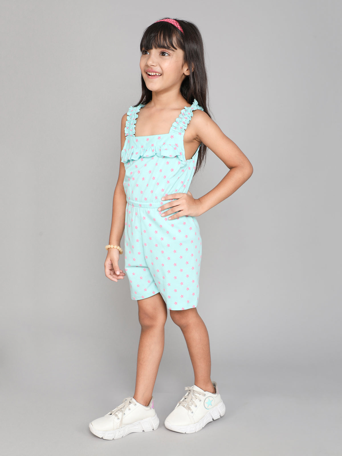 Playful Princess Cotton Jumpsuit