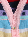 Color Pop Rainbow Cozy Pullover
