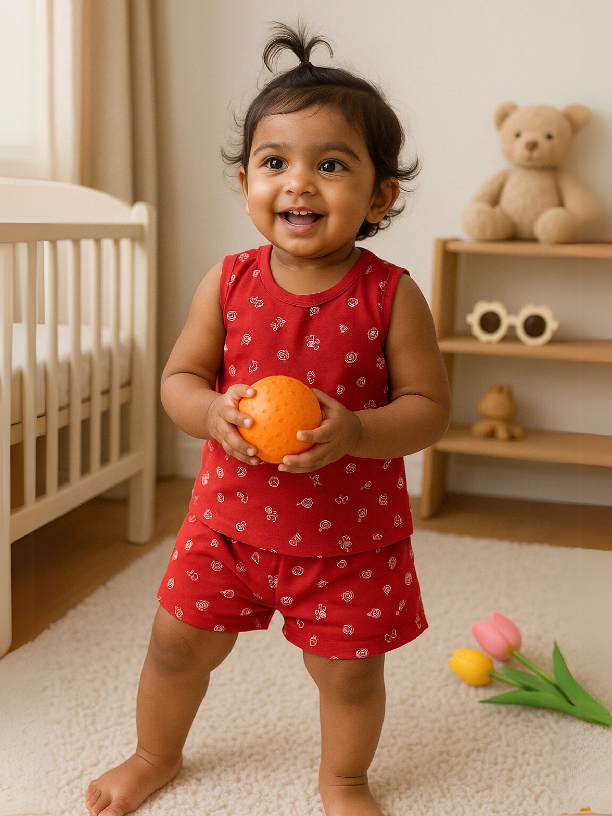 Peekaboo Play Top & Bloomer Set