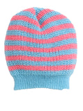 Baby Wool Striped Cap Mittens Socks Set – 0–6M