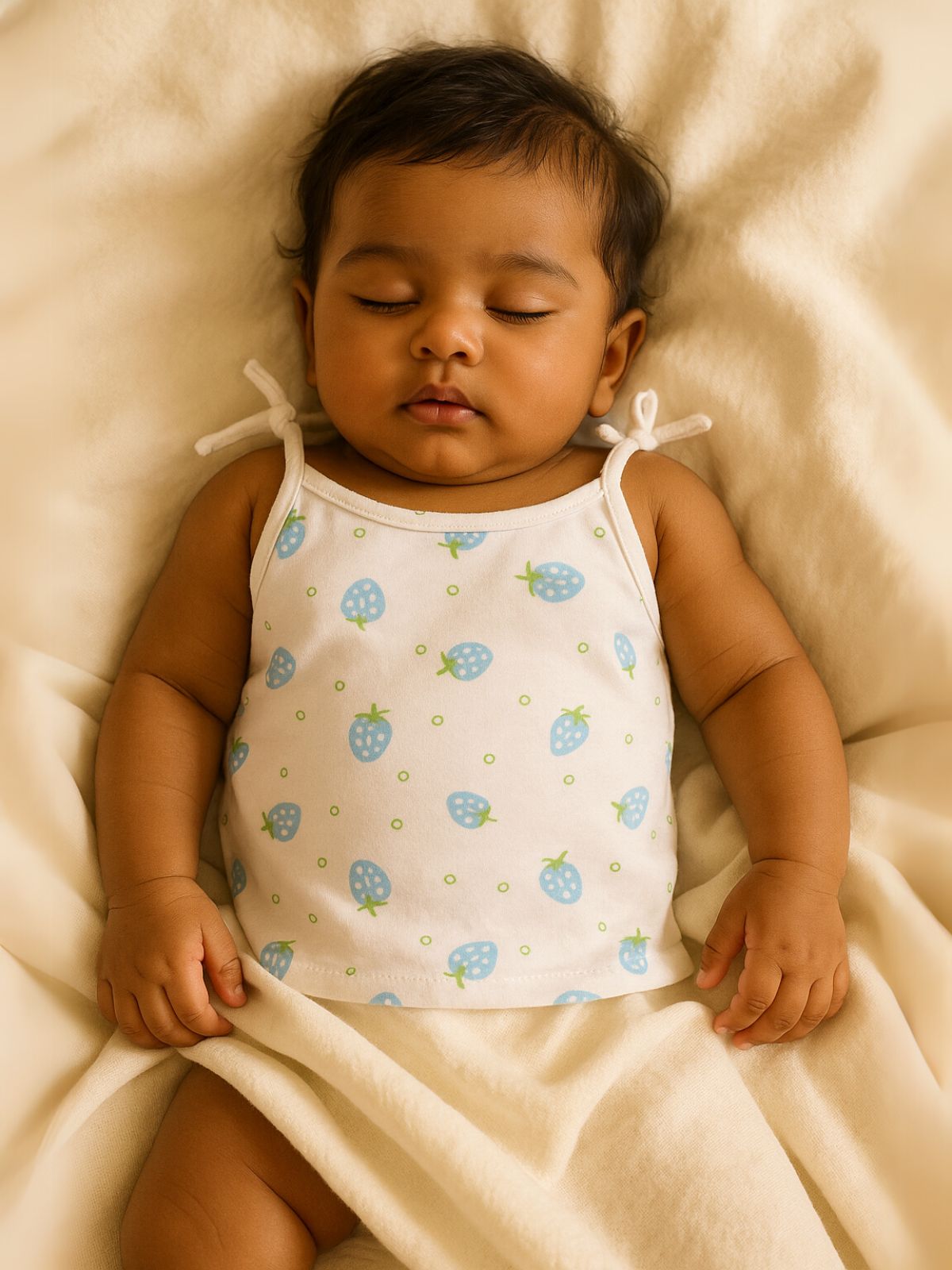 Strawberry Knot Style Cotton Jhabla