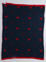 Baby Wool Star Design Reversible Blanket