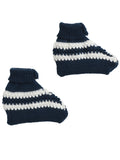 Little Angels Newborn Baby Accessories Combo - Cap, Mittens, Socks Set