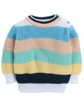 Chic Color Block Baby Sweater