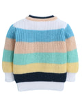 Chic Color Block Baby Sweater