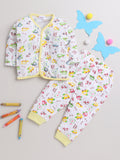 Baby Cotton Car and Truck Night Suit Set