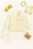 Classic Ivory Baby Knitwear Ensemble