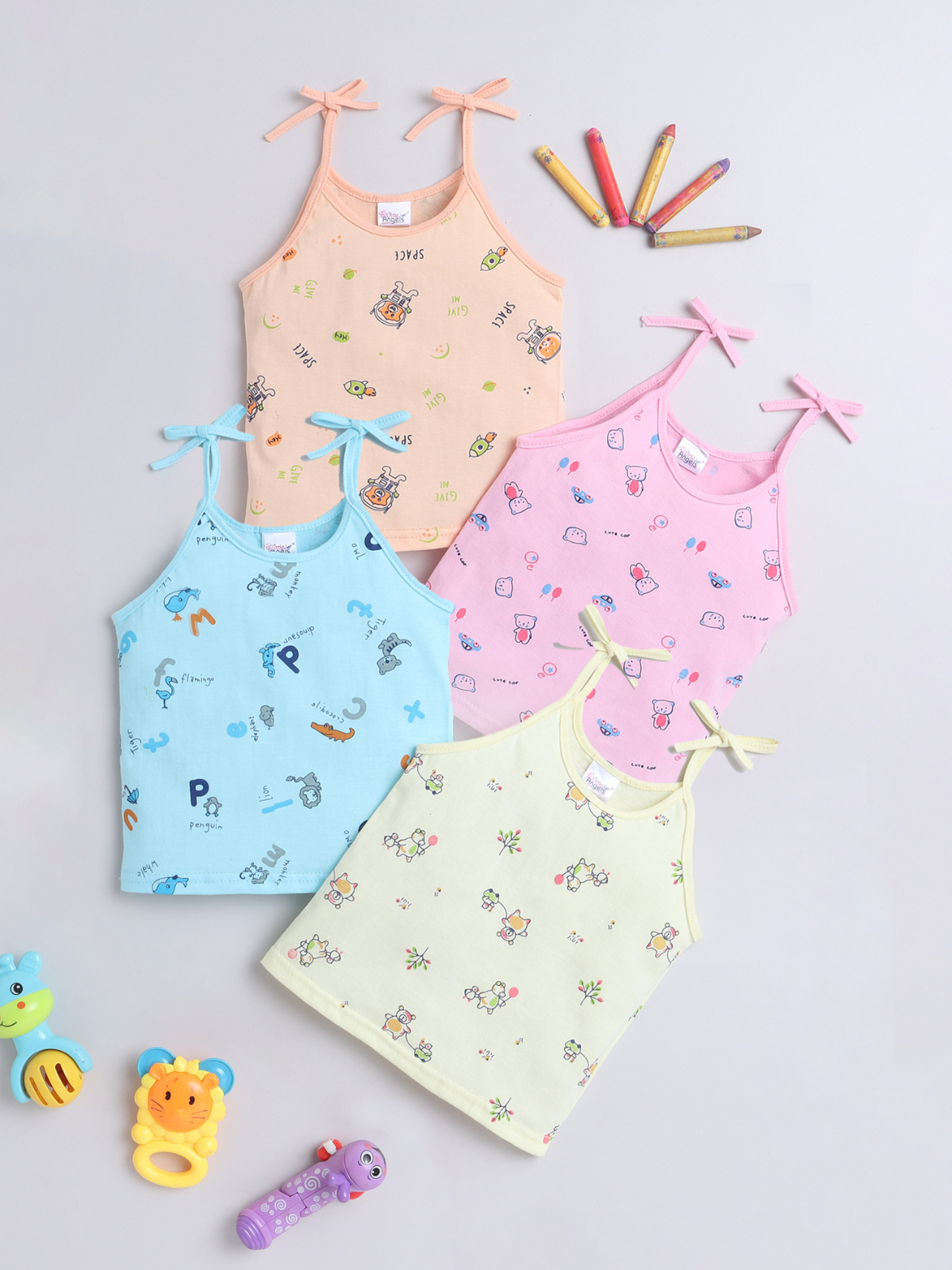 Playful Pals Baby vest Combo