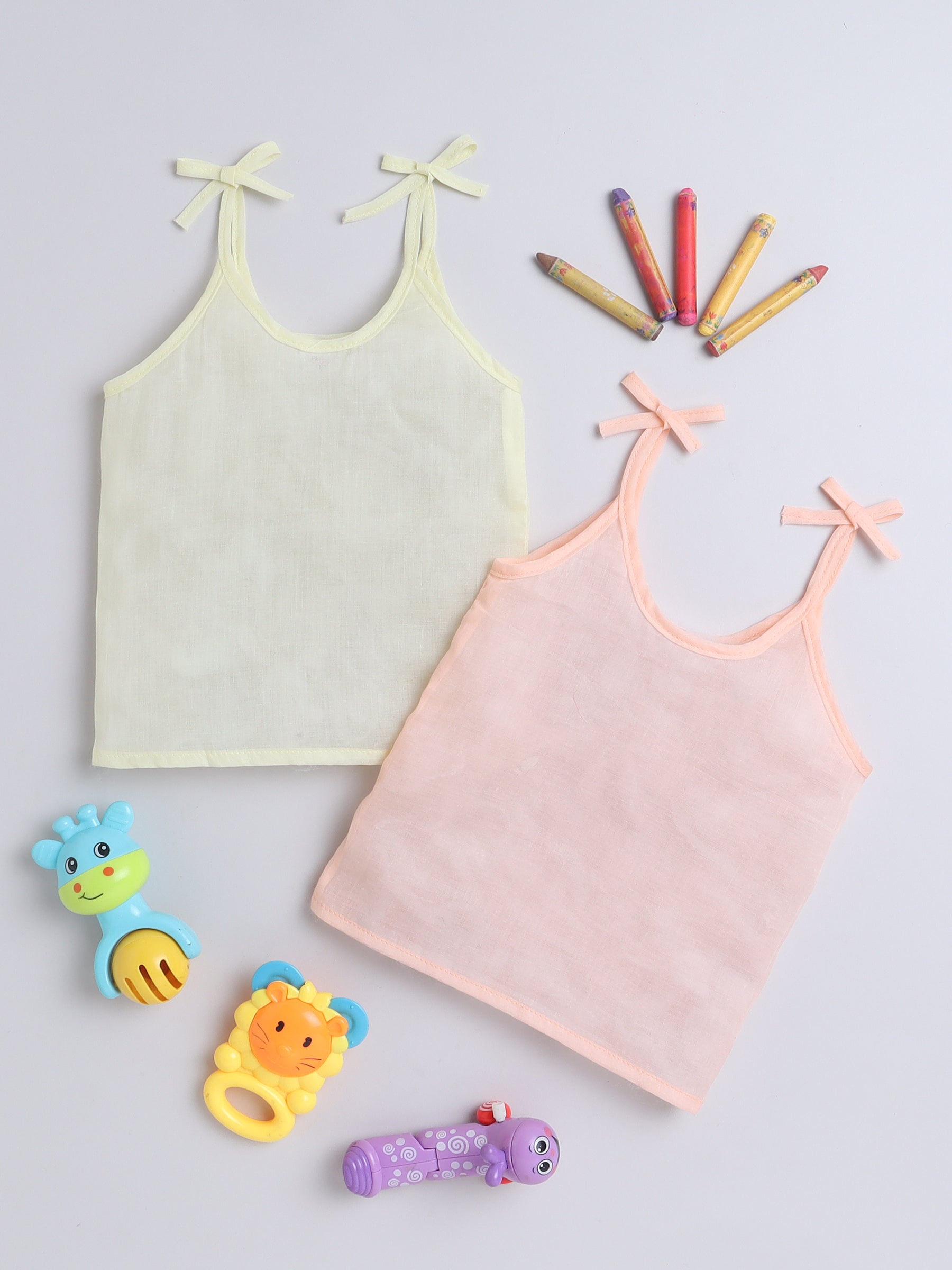Organic Mulmul Hospital Safe Vest - (0-3M)