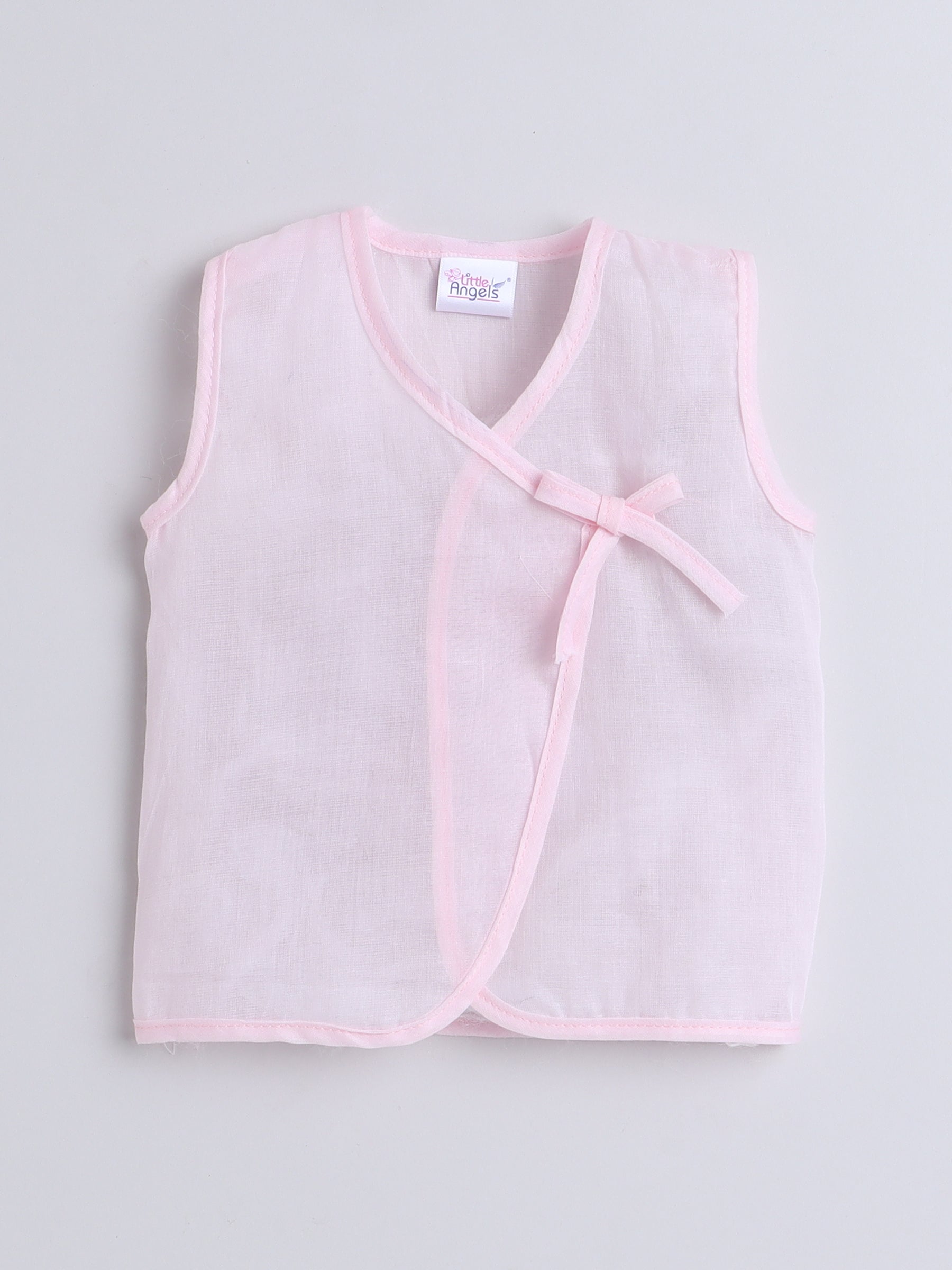 Organic Mulmul Hospital Safe Vest - (0-3M)