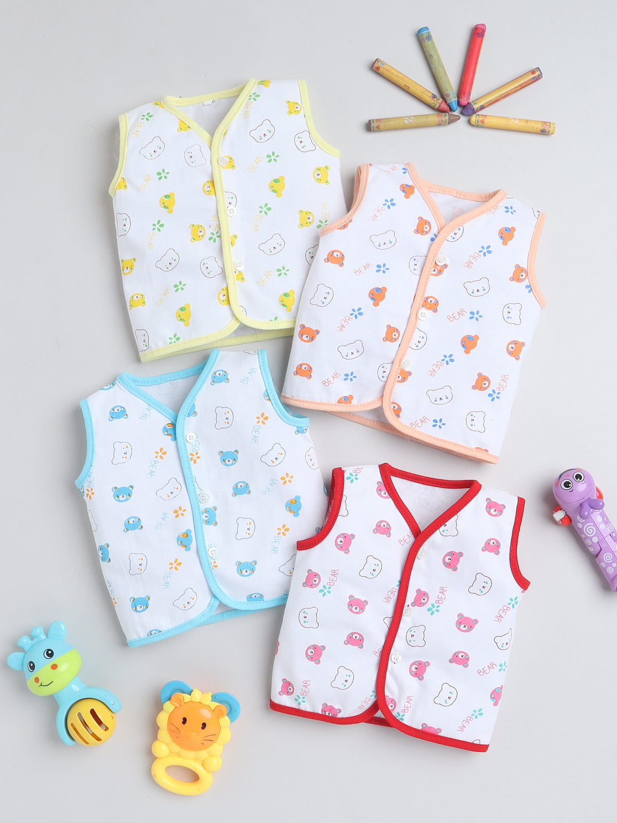 Cuddle Critters Vest Set