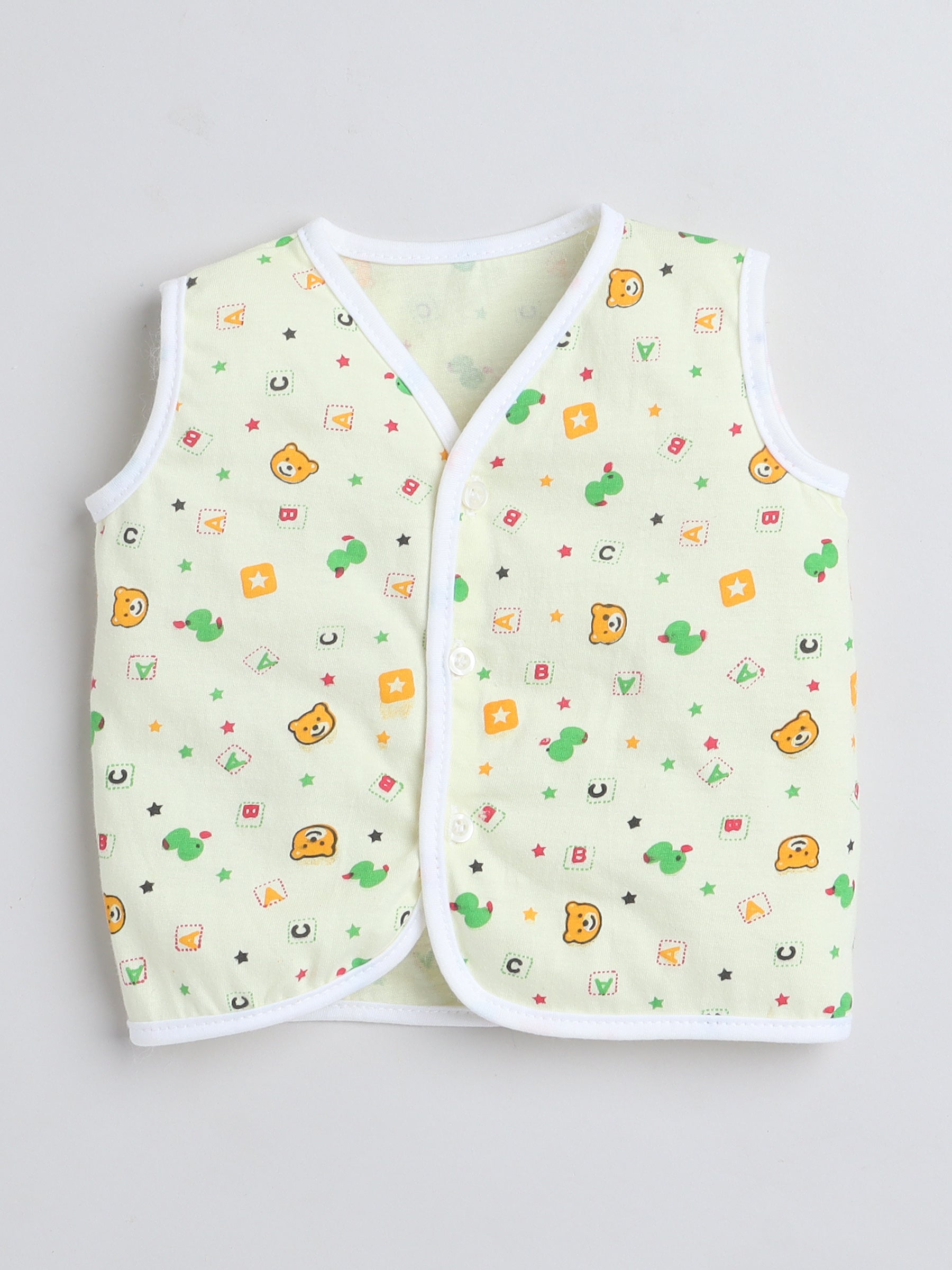 Tiny Tales Printed Sleeveless vests
