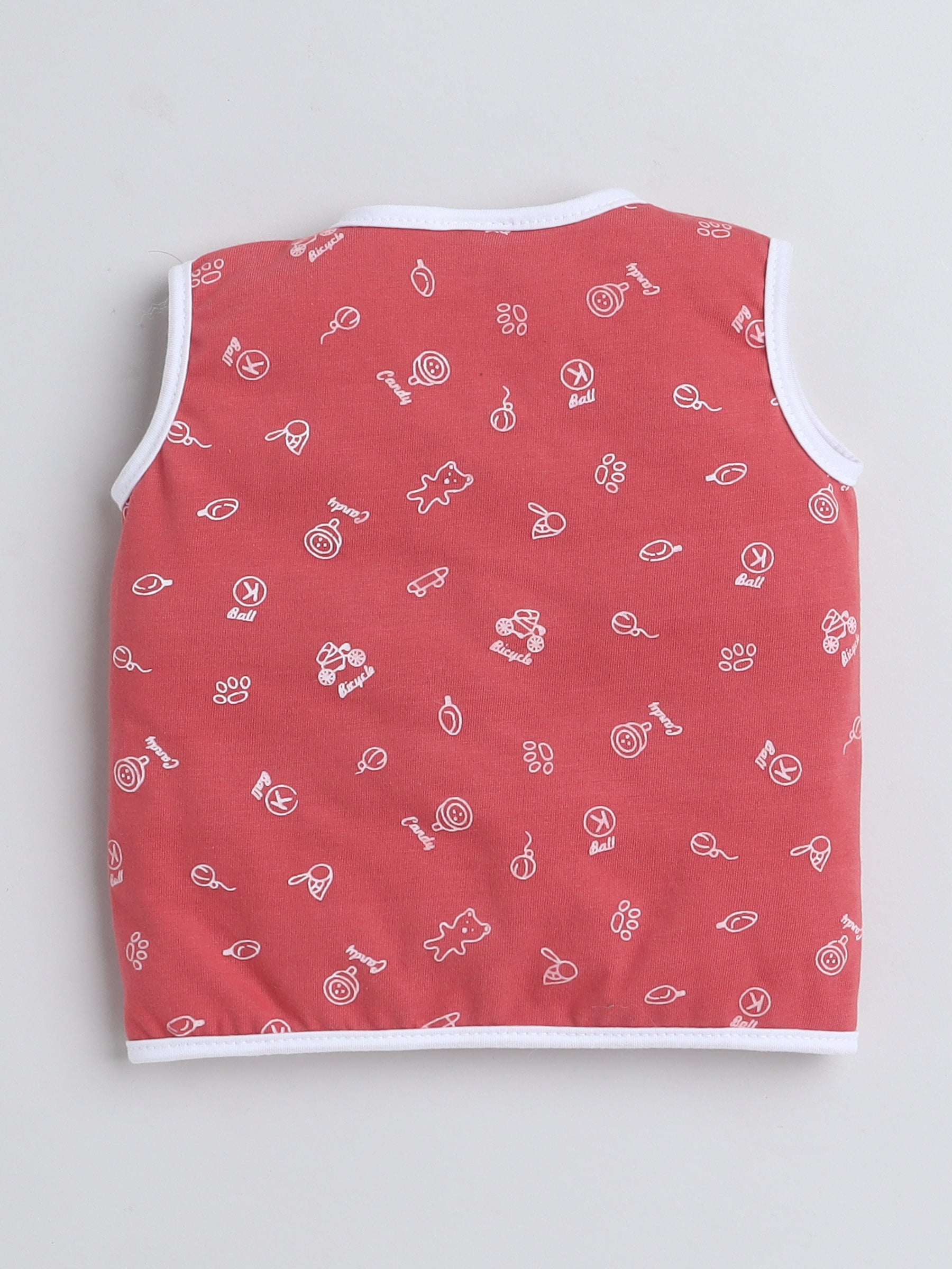 Tiny Tales Printed Sleeveless vests