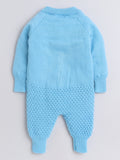 Rompers Woollen Full Sleeves Round Neck Solid for Baby Boys