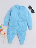 Rompers Woollen Full Sleeves Round Neck Solid for Baby Boys