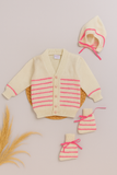 Celestial Dot Knit Baby Outfit