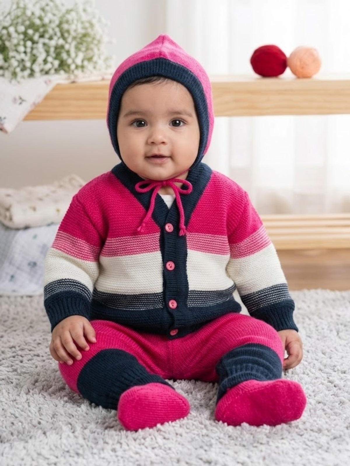 Warm Hugs Colorblock Sweater Set