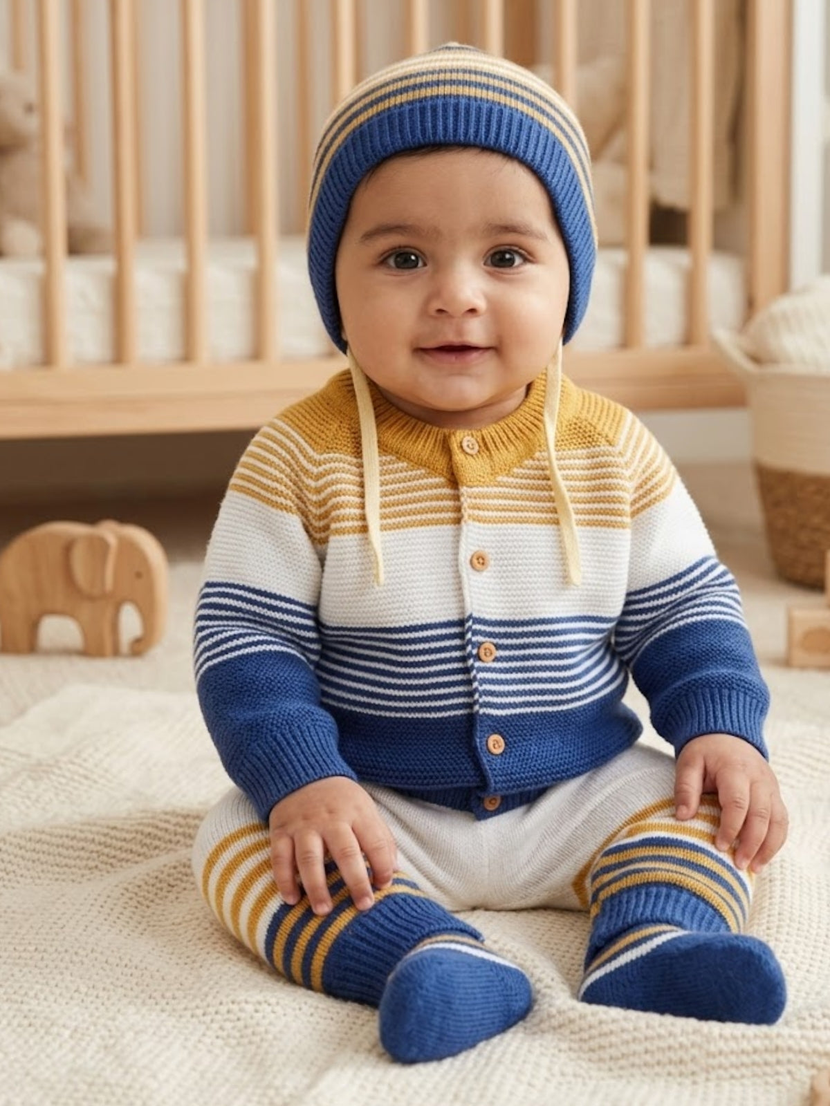 Tiny Sailor Stripes Sweater Set