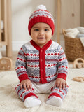 Jolly Hearts Winter Knit Sweater Set