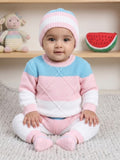 Sweet Ripple Baby Sweater Set