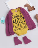 Onesies with Single Button Jacket and Matching Socks