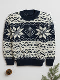 Tiny Snowflakes Knitted Sweater