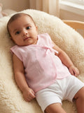 Little Angels Baby Jhabla & Tie-Knot Vest Combo Set – Pack of 2