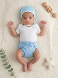 Newborn Essentials Combo Set – 6 Caps & 6 Nappies