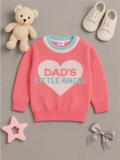 Cozy Dad’s Little Angel Knitted Pullover