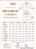 Fruit Print Half-Sleeve Top & Shorts Set