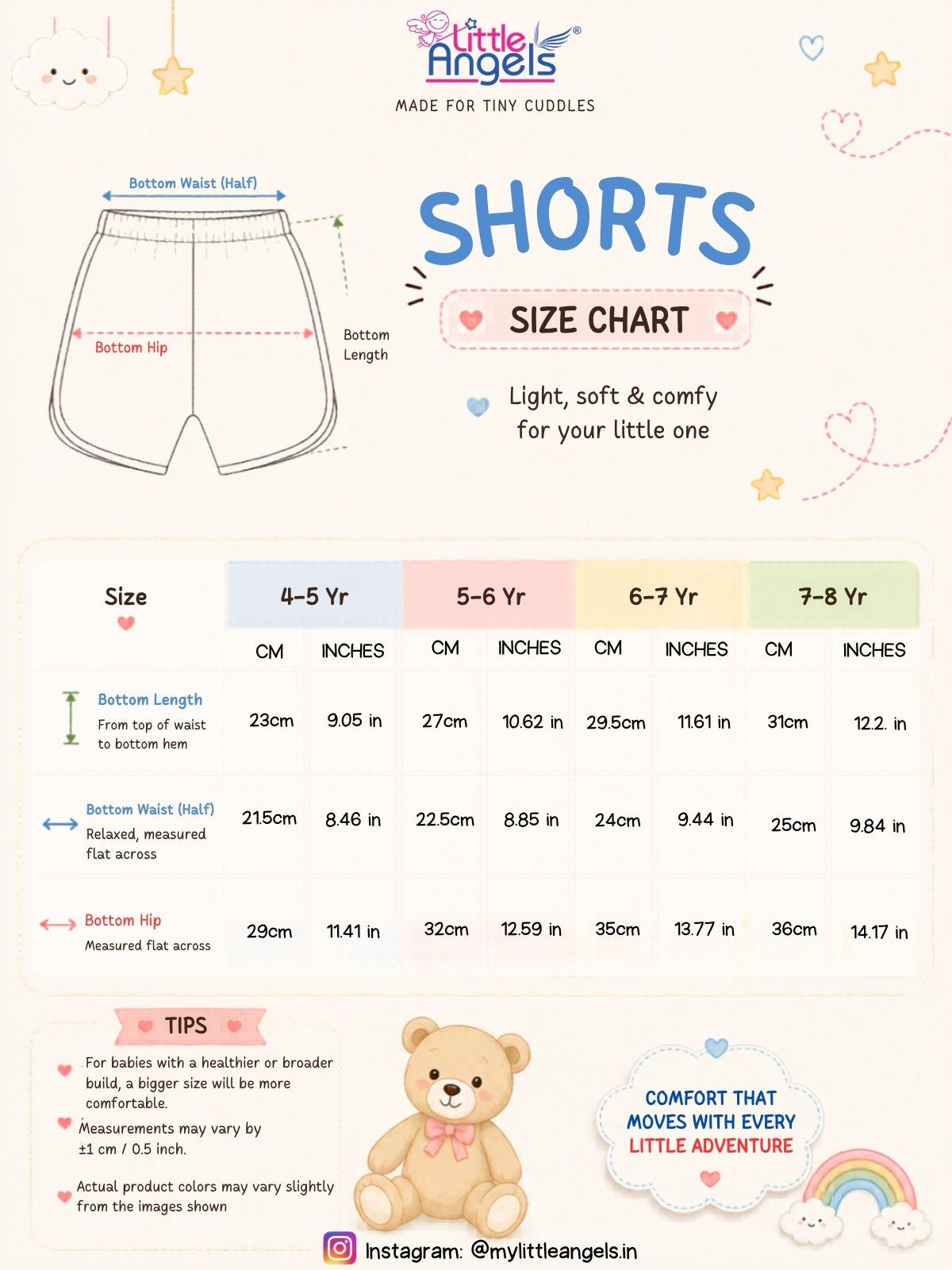 Lil Explorer Solid Shorts