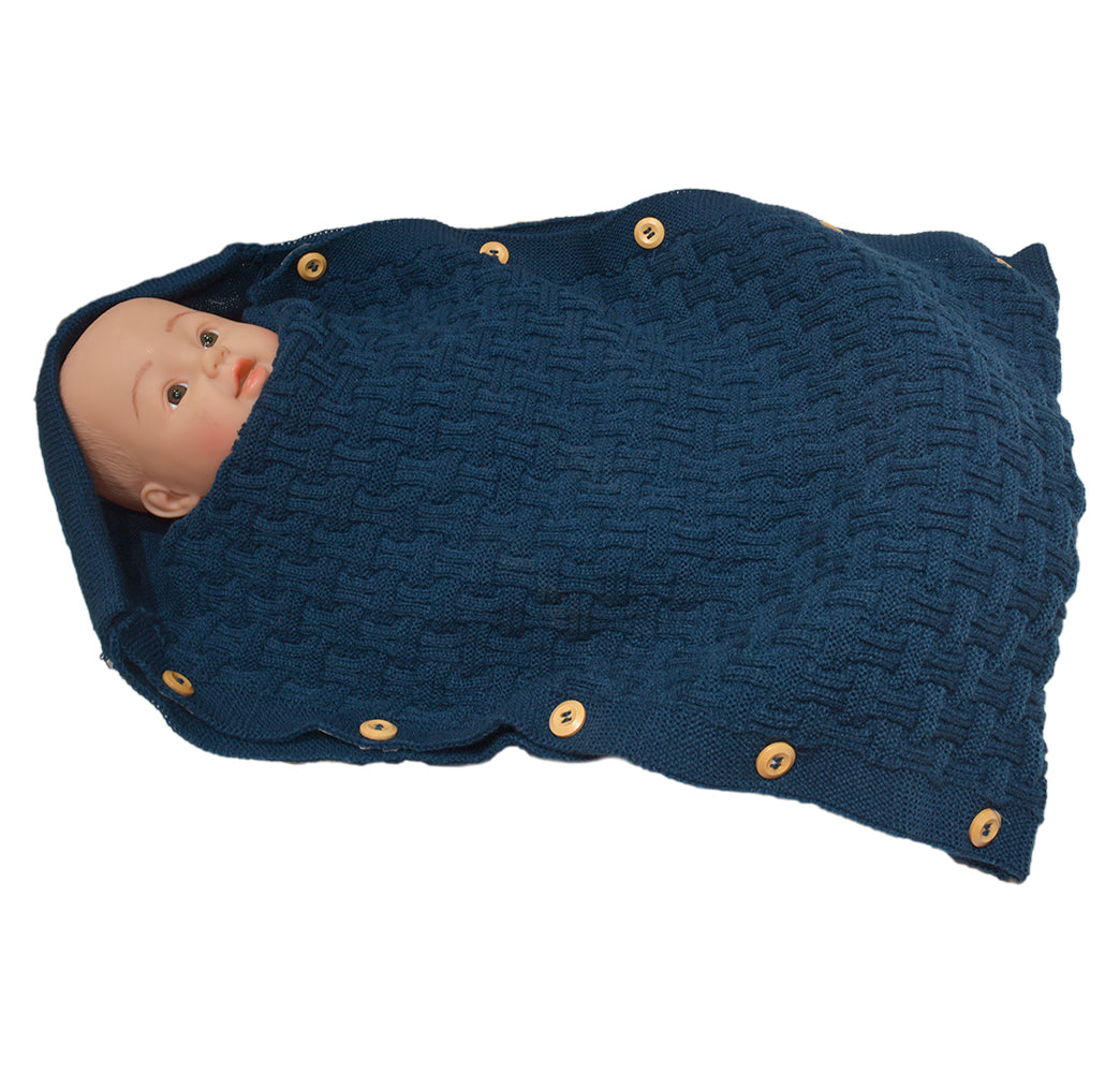 Baby Wool Basketweave Design Swaddle