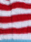 Baby Wool Stripes Cap Mittens Socks Set – 0–6M
