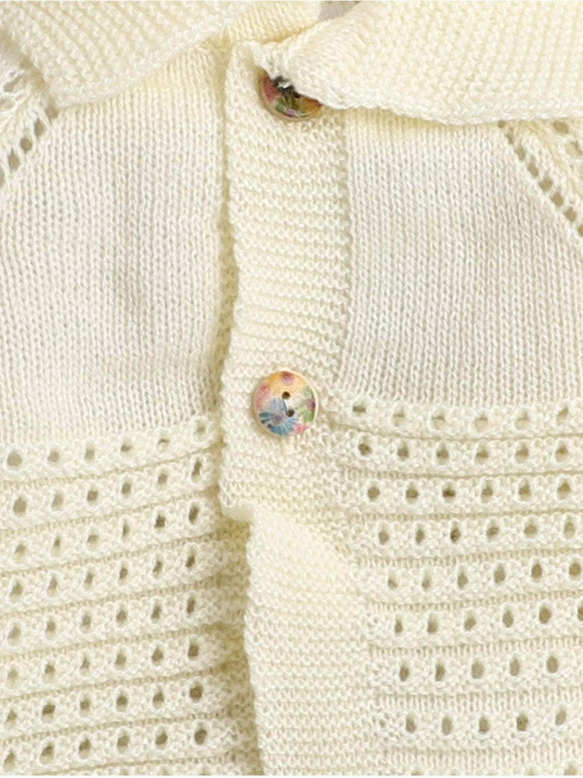 Little Angels Twinkle Pop Eyelet Knit Adult Sweater Twinkle Pop Eyelet Knit