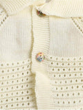 Little Angels Twinkle Pop Eyelet Knit Adult Sweater Twinkle Pop Eyelet Knit