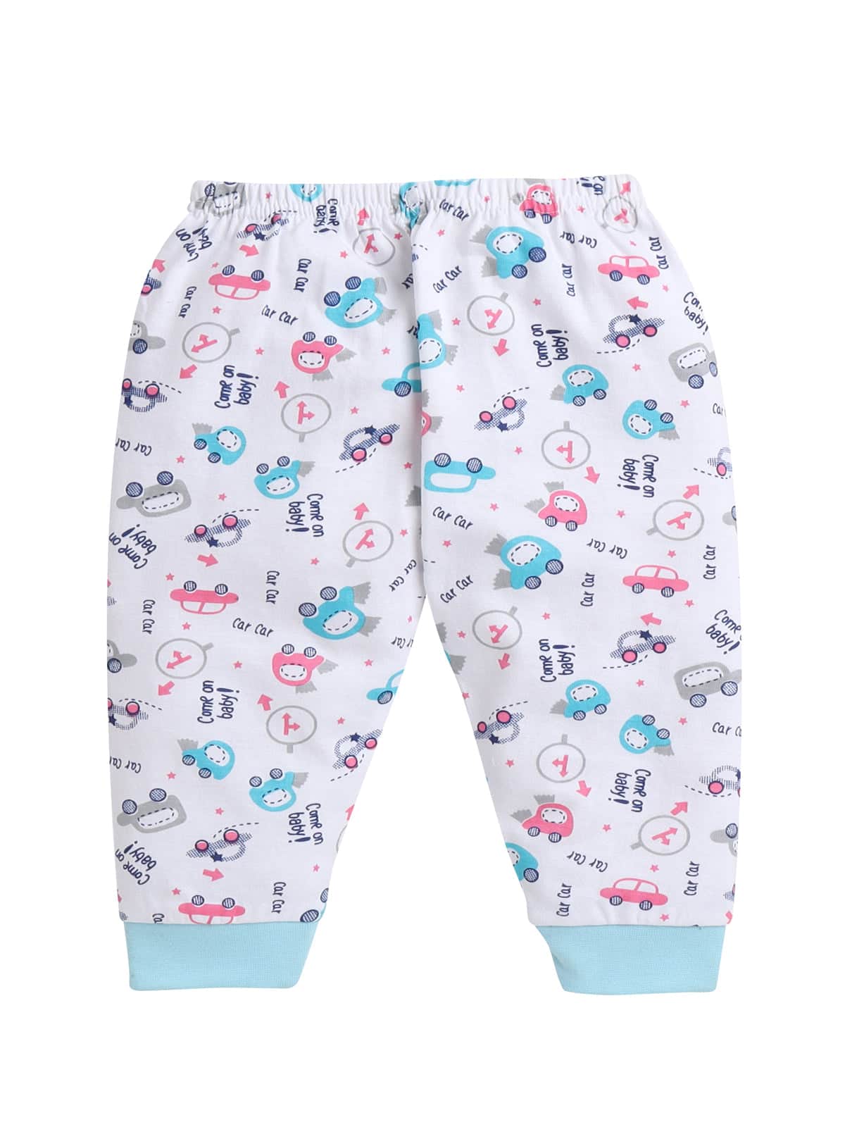 Little Angels Baby Cotton Printed Pajama Pant – Soft Car Print | Suitable for Dailywear Baby Cotton Printed Pajama Pant – Soft Car Print