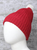 Little Angels Ribbed Pom Pom Cold Weather Cap Beanie Ribbed Pom Pom Cold Weather Cap